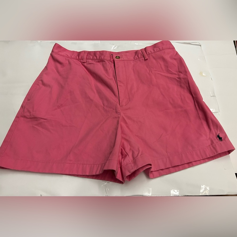 New Ralph Lauren Sport Pink Shorts size 14 100% Cotton Summer - Picture 1 of 16